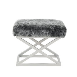 Atelier Del Sofa Capraz Plush - Silver, Grey
